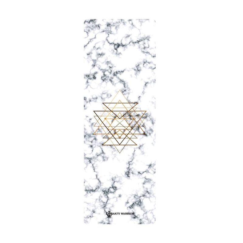 Shakti Warrior Ananda Sacred Natural Rubber Yoga Mat - White (Wanderlust Travel Edition) (72-Inch x 24-Inch x 1mm Thickness) Shakti Warrior Ananda Sacred Natural Rubber Yoga Mat - White (Wanderlust Travel Edition) (72-Inch x 24-Inch x 1mm Thickness)