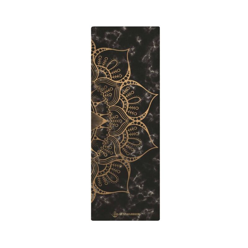 Shakti Warrior Bhakti Sahasrara Hemp Yoga Mat - Black (72-Inch x 24-Inch x 3mm Thickness)