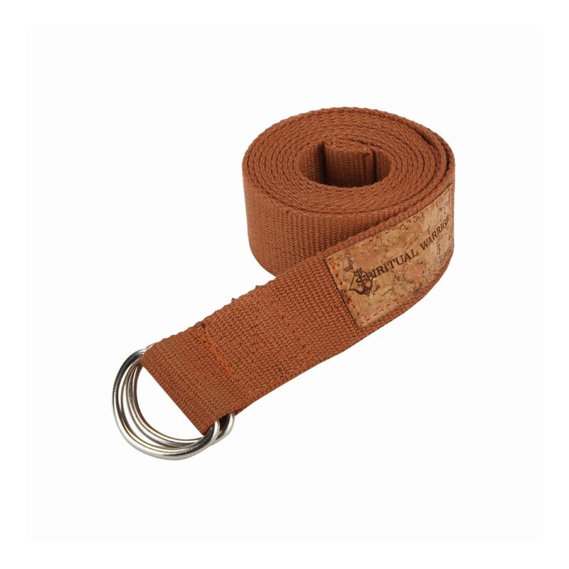 Shakti Warrior Nama Organic Cotton Yoga Strap - Brown (244 Cm) Shakti Warrior Nama Organic Cotton Yoga Strap - Brown (244 Cm)