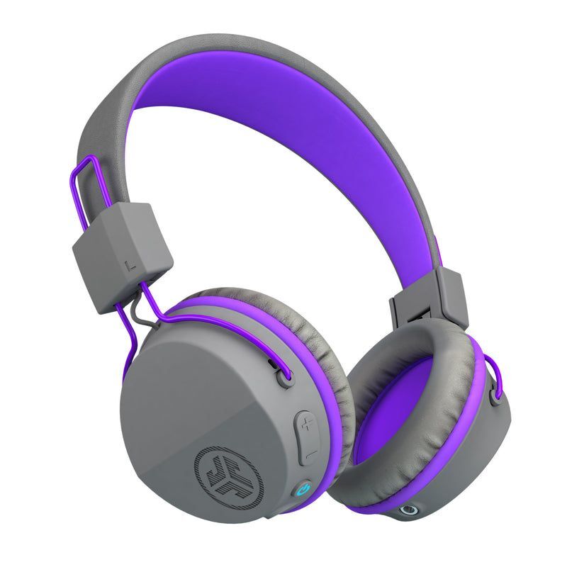 Jlab Jbuddies Studio Kids Wireless Headset - Grey/Purple Jlab Jbuddies Studio Kids Wireless Headset - Grey/Purple