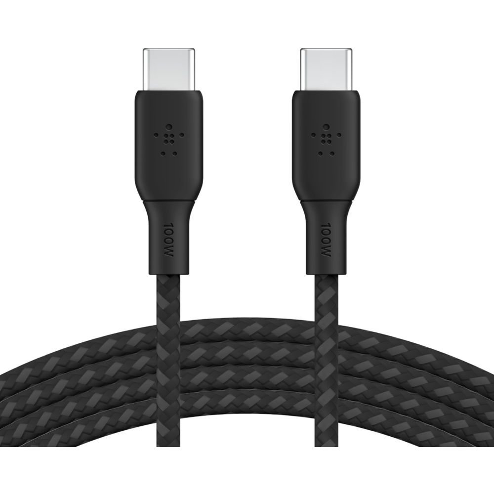 Belkin Cable Braided USB-C To USB- C 2.0 100W 3m -Black