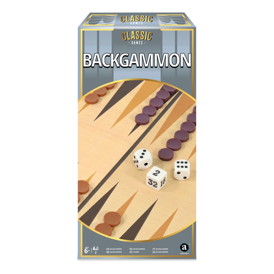 Merchant Ambassador Classic Games Backgammon