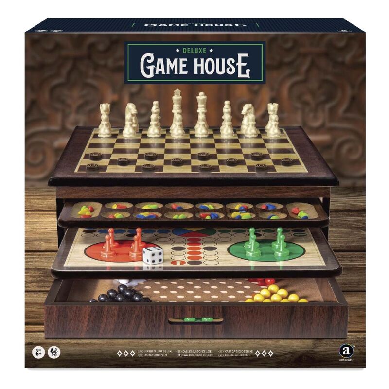 Merchant Ambassador Craftsman Deluxe Wooden Game House Merchant Ambassador Craftsman Deluxe Wooden Game House