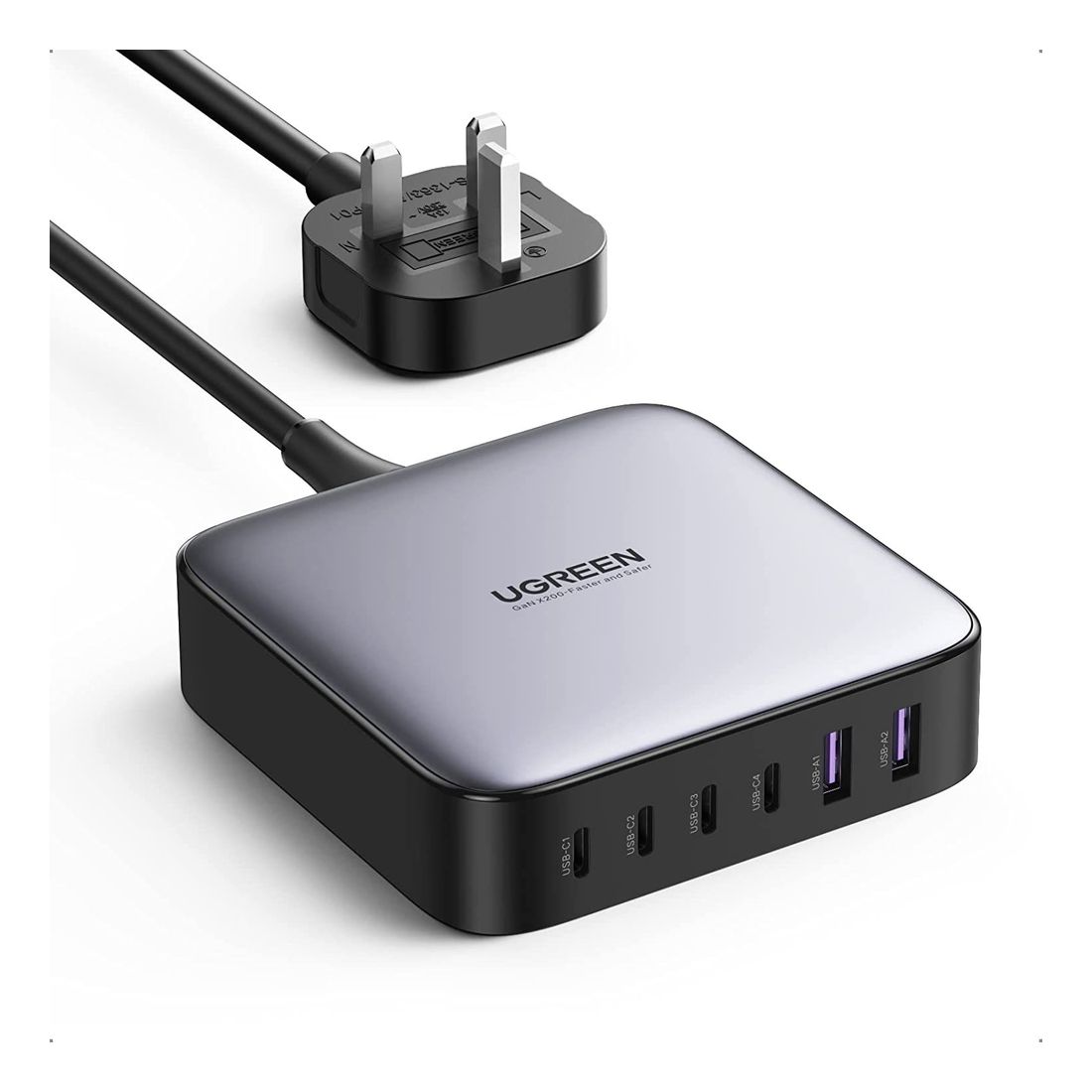 Ugreen Nexode 200W USB-C GaN PD Fast Charger Desktop Charger