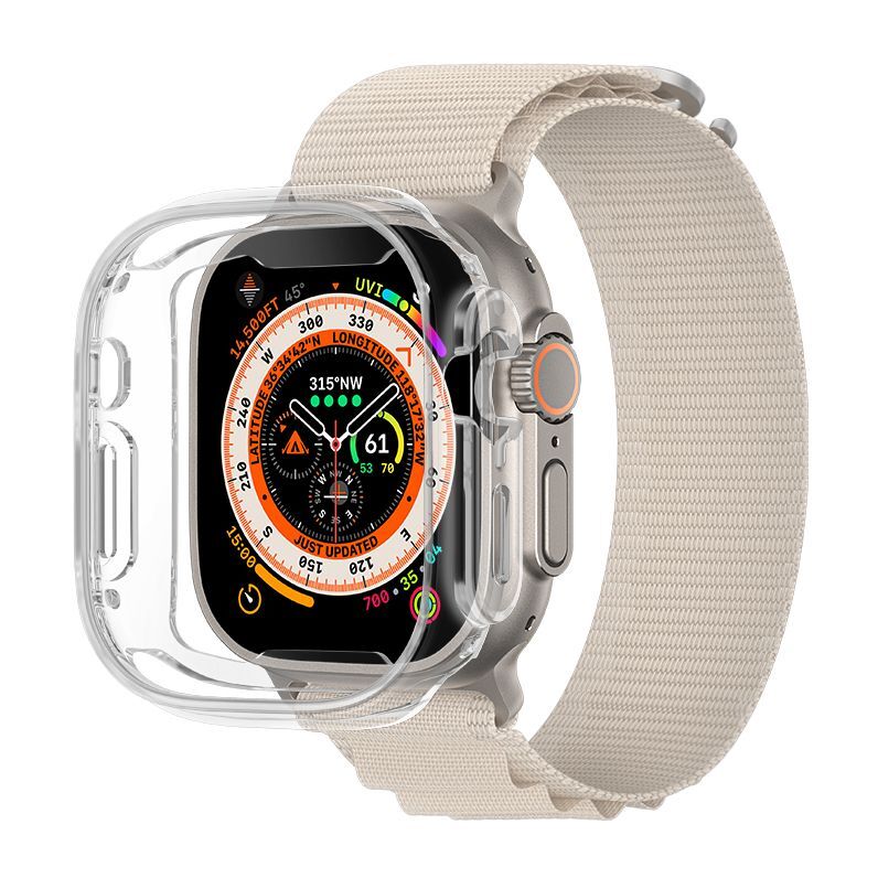 Amazingthing Apple Watch Ultra Minimal DP Case 49mm - Full Clear Amazingthing Apple Watch Ultra Minimal DP Case 49mm - Full Clear