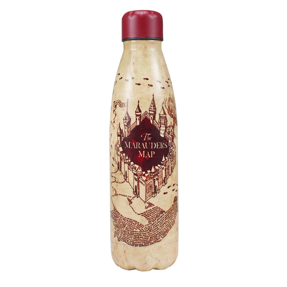 Half Moon Bay Metal Water Bottle Harry Potter (Marauders Map) 500ml