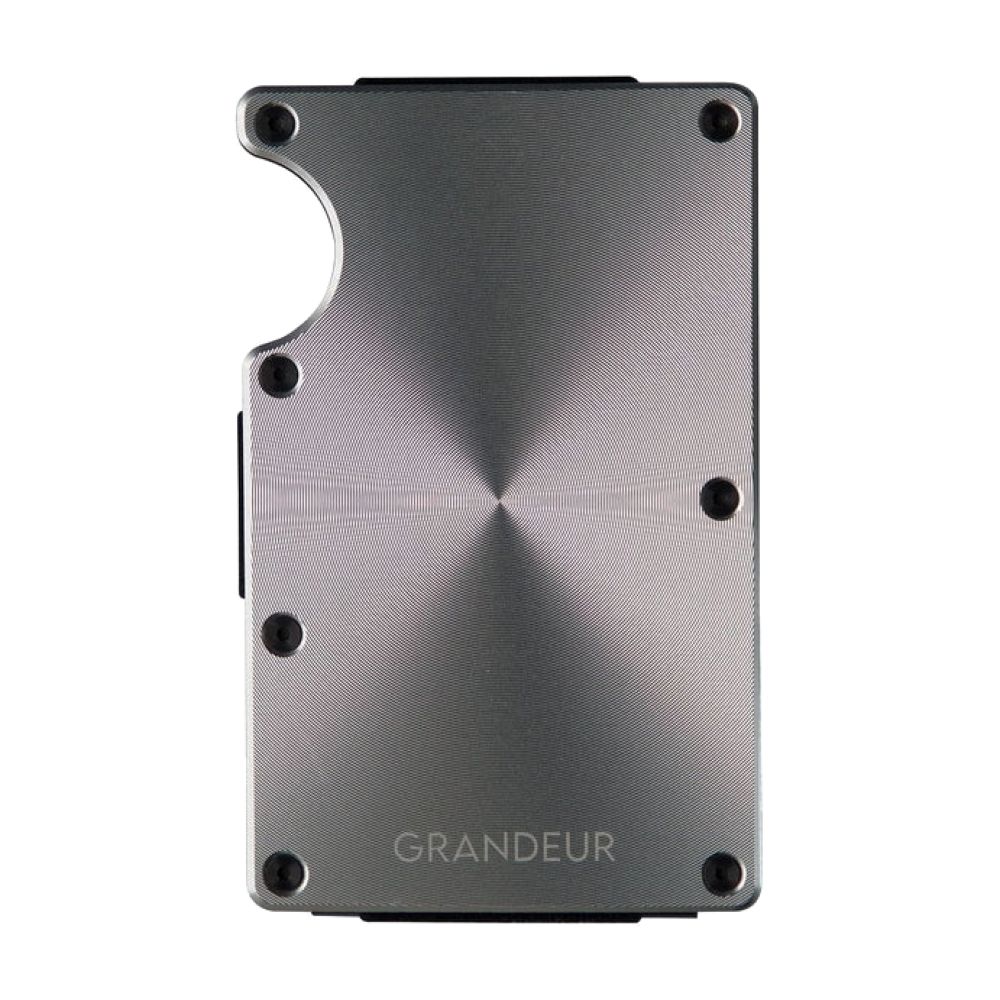 Grandeur Aluminium Cardholder RFID 85 x 45 mm - Sunrise White (Holds up to 12 cards)