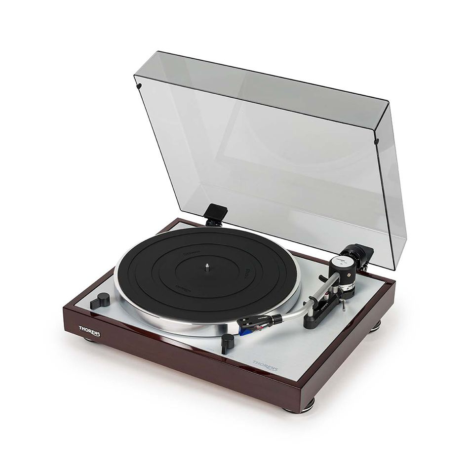 Thorens TD-403 DD Direct-Drive Turntable with Ortofon 2M Blue Cartridge – Walnut High Gloss