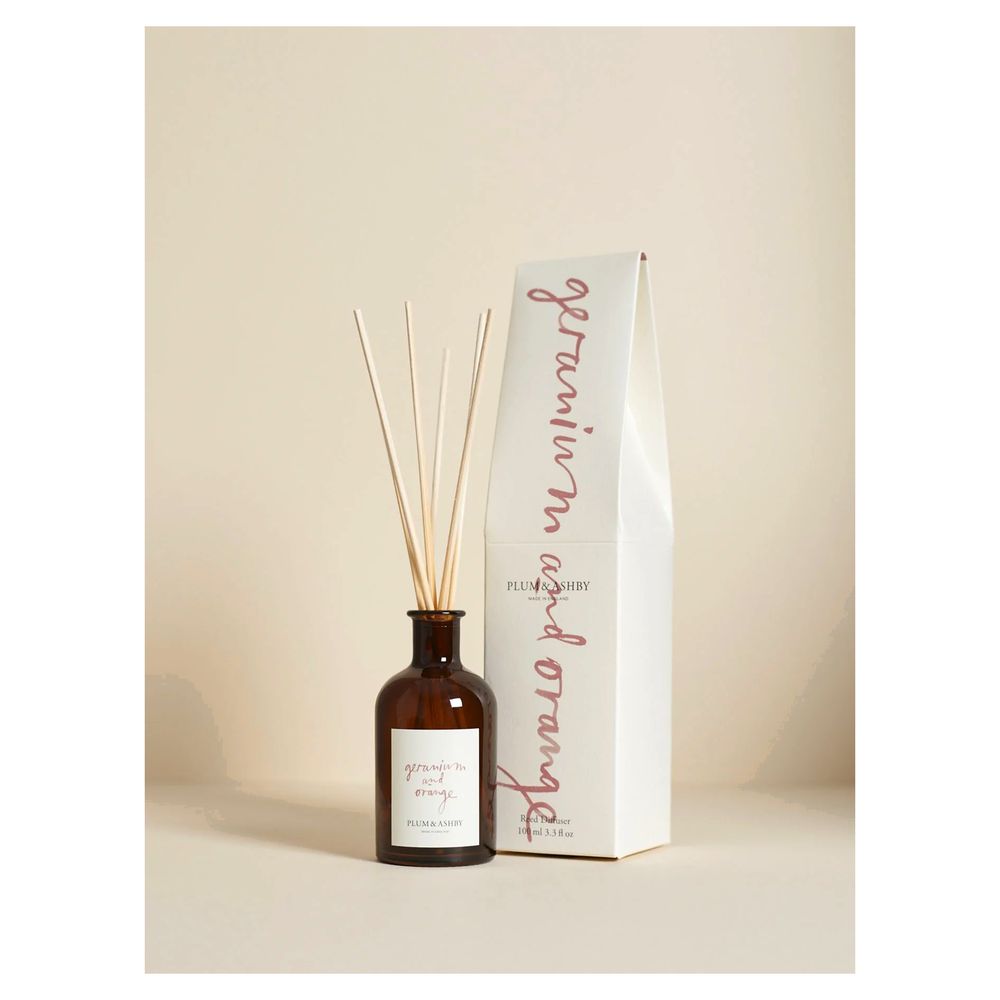 Plum & Ashby Geranium & Orange Diffuser 100ml