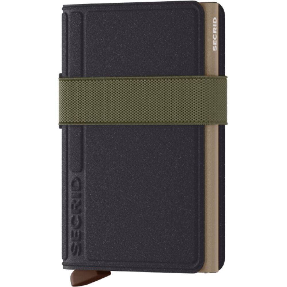 Secrid Bandwallet - Liba Leather - Black/Olive