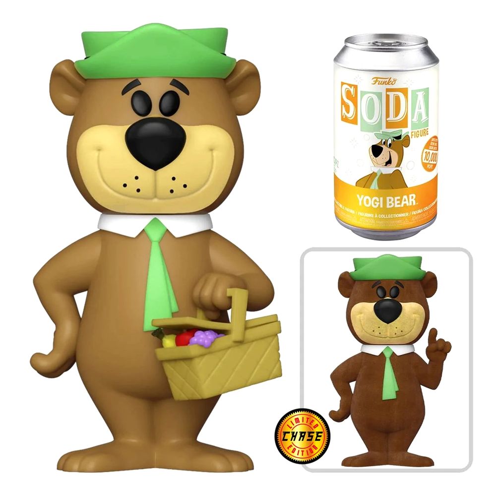 Funko Pop! Vinyl Soda Hanna Barbera Yogi Bear 4.25-Inch Vinyl Soda Figure