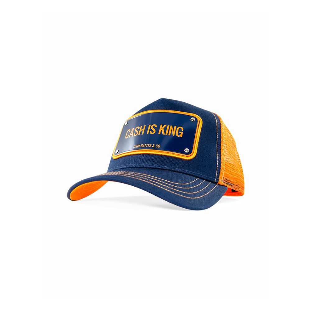 John Hatter Cash Is King Unisex Cap Dark Blue/Orange