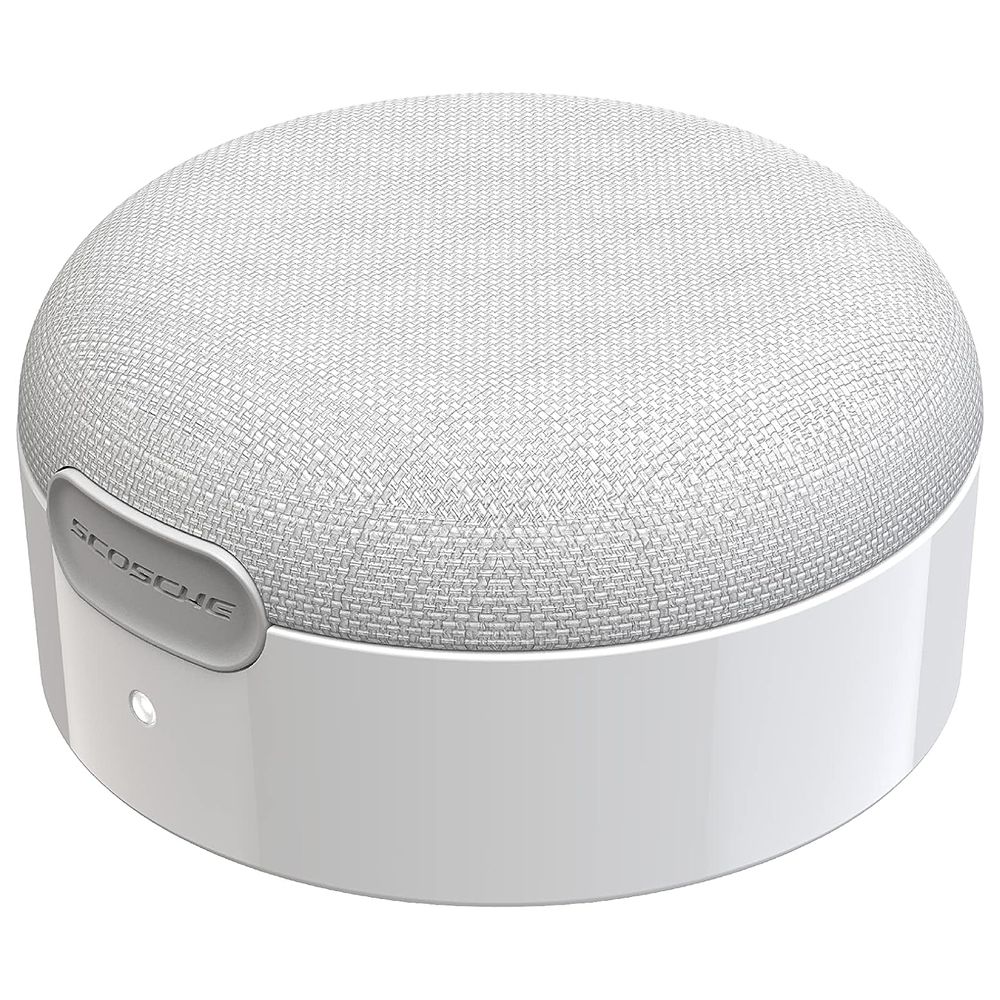 Scosche Boomcan MS Compact MagSafe Compatible Magnetic Wireless Speaker - White