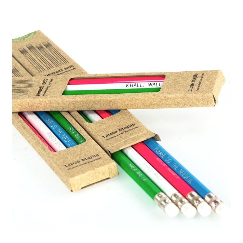 Little Majlis Local Khaleeji Sayings Pencil Set Of 4