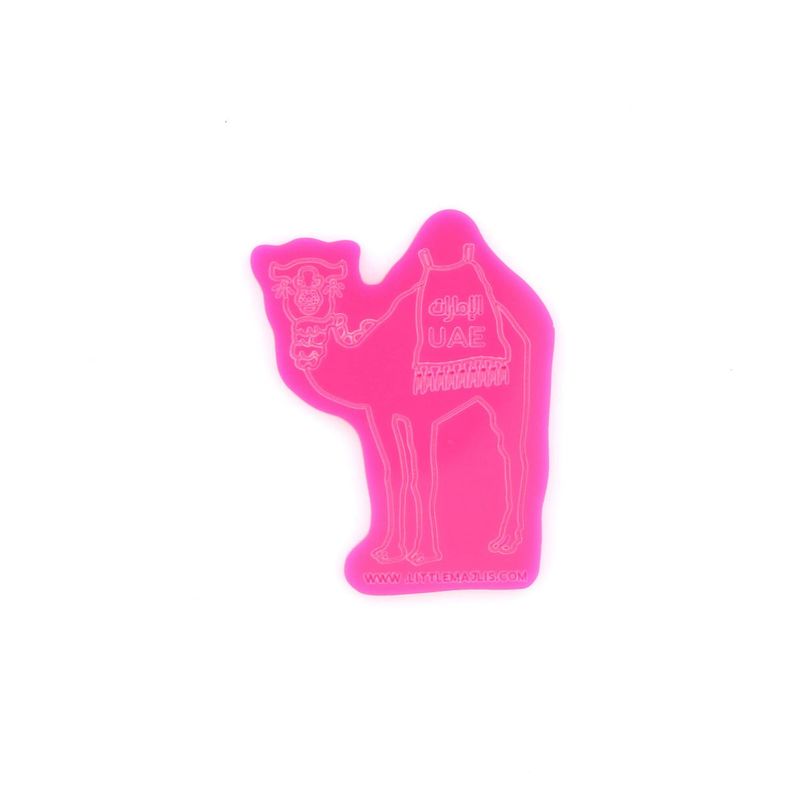 Little Majlis Camel Magnet Pink Desk Accessory