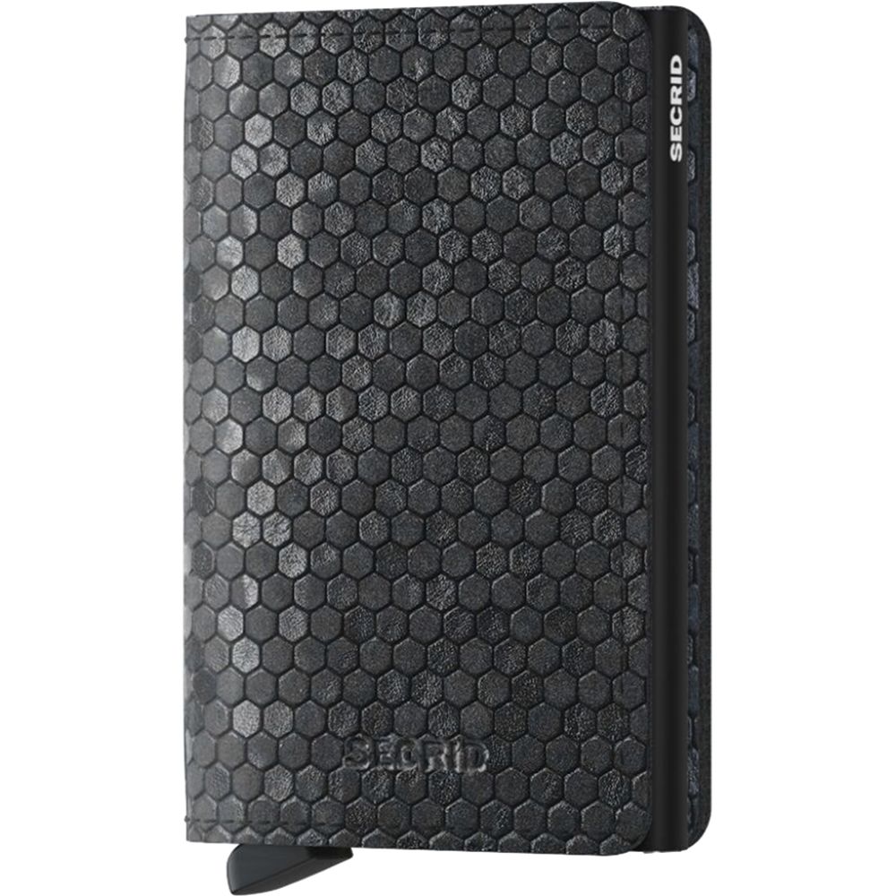 Secrid Slimwallet - Hexagon Leather - Black