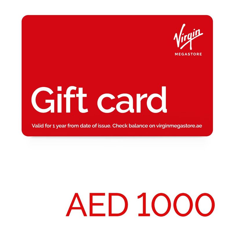 Virgin Megastore Gift Card - 1000 AED Virgin Megastore Gift Card - 1000 AED