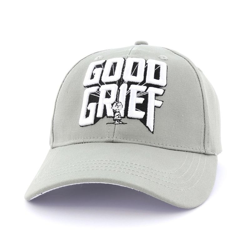 Exhale Good Grief Unisex Cap Grey Exhale Good Grief Unisex Cap Grey