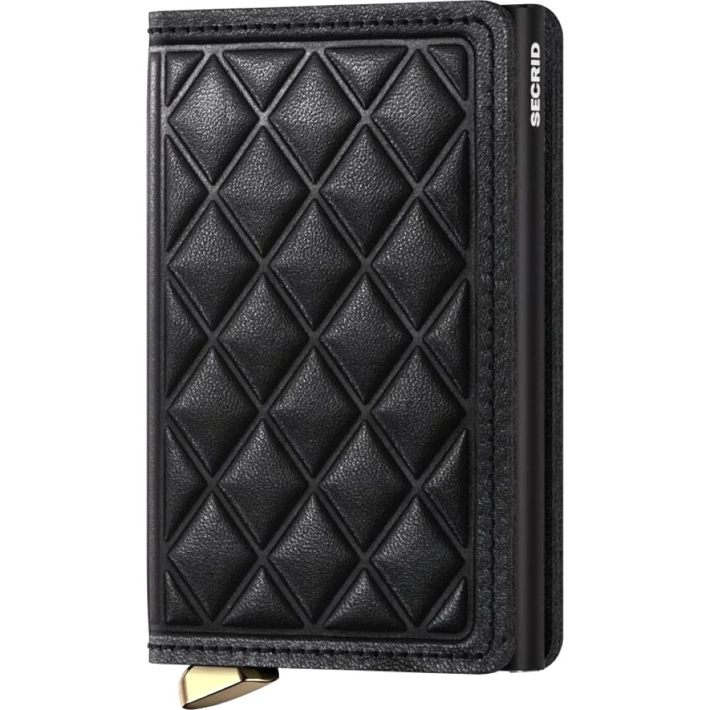 Secrid Slimwallet - Emboss Leather (Diamond) - Black