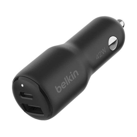 Belkin BoostCharge Dual Car Charger 42W - Black