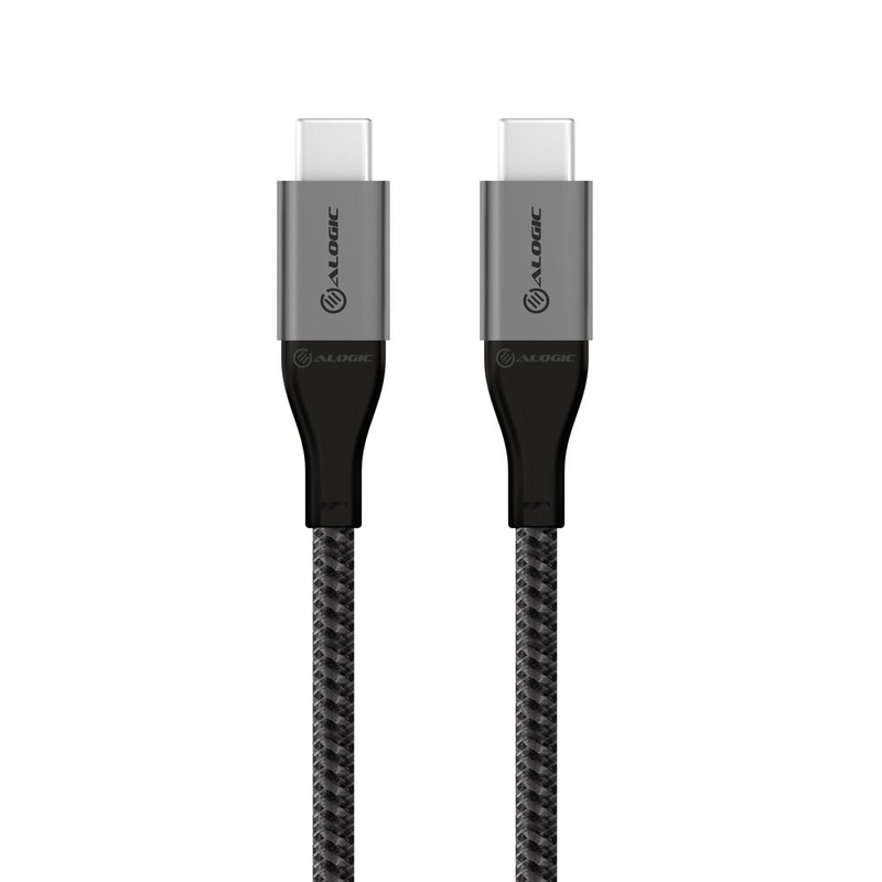 Alogic Super Ultra USB 2.0 USB-C to USB-C Cable 5A/480Mbps 1.5m Space Grey