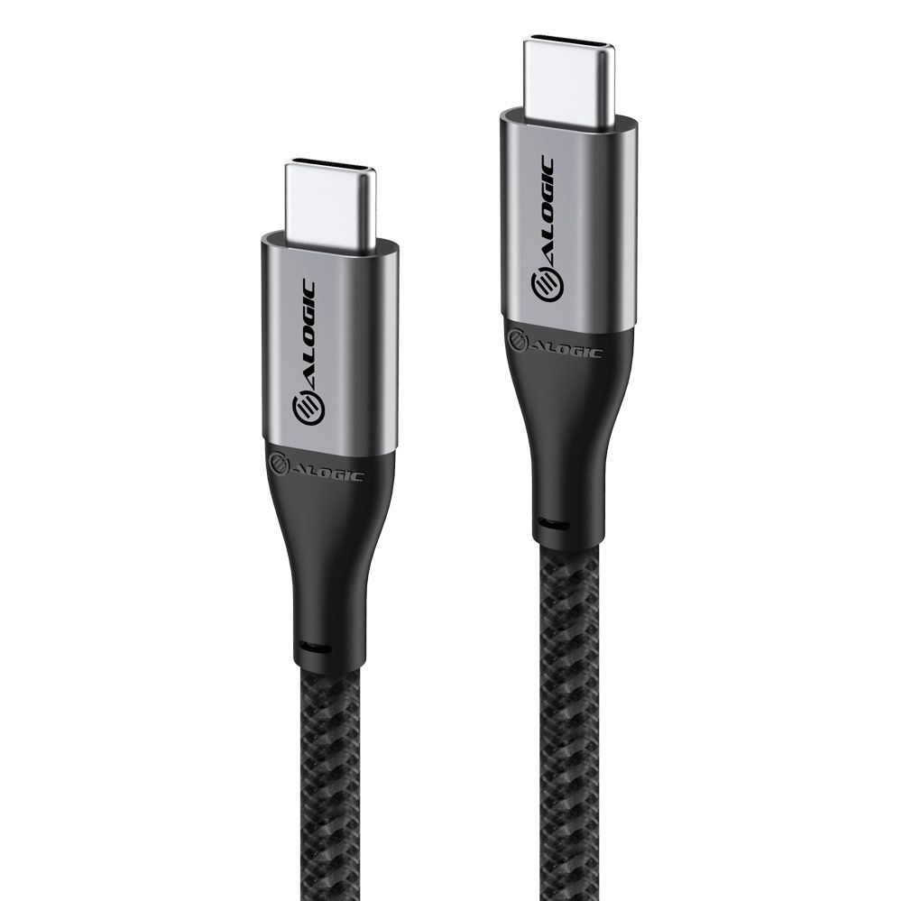 Alogic Super Ultra USB 2.0 USB-C to USB-C Cable 5A/480Mbps 1.5m Space Grey