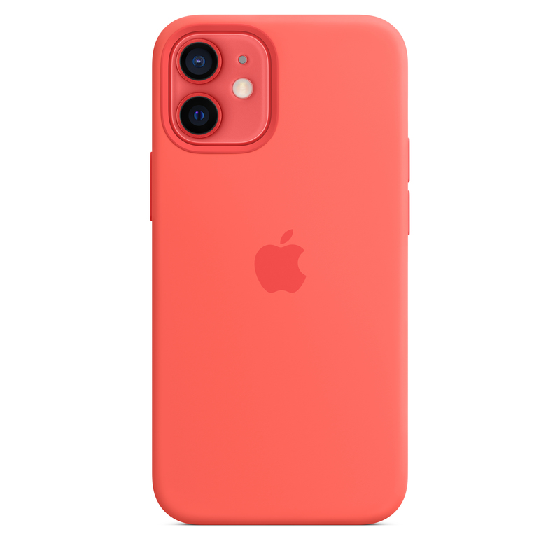 Apple Silicone Case Pink Citrus with MagSafe for iPhone 12 Mini