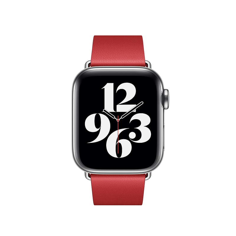 Apple 40mm Scarlet Modern Buckle Large (Compatible with Apple Watch 38/40/41mm)