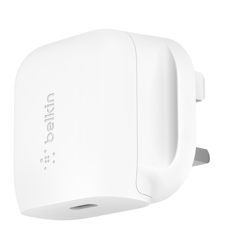 Belkin Boostcharge 18W Or 20W USB-C Pd Wall Charger White