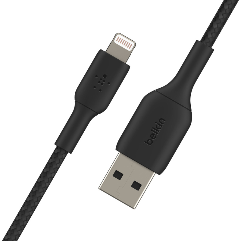 Belkin Boost Charge Lightning Cable Braided 0.15M Black