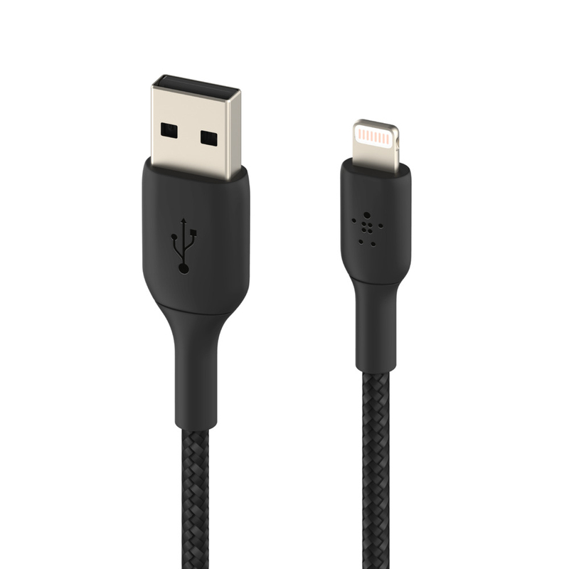 Belkin Boost Charge Lightning Cable Braided 0.15M Black