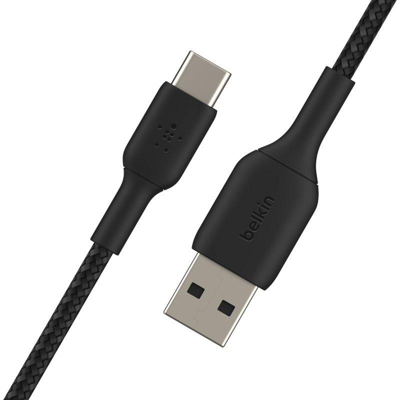 Belkin BoostCharge Braided USB-C to USB-A Cable 1m - Black