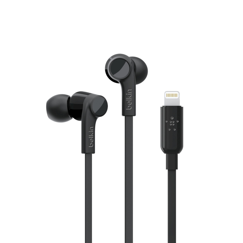 Belkin Rockstar Black In-Ear Earphones with Lightning Connector