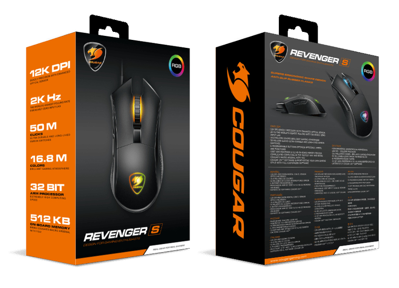 Cougar Revenger S Optical RGB Gaming Mose