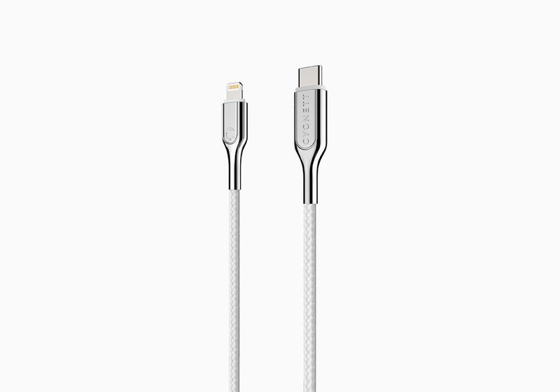 Cygnett Armoured Lightning to USB-C Cable 1m White