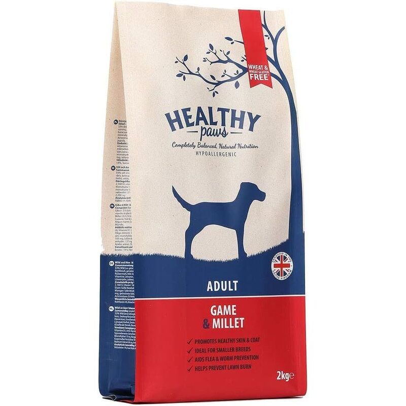 Healthy Paws Game & Millet Adult 2kg