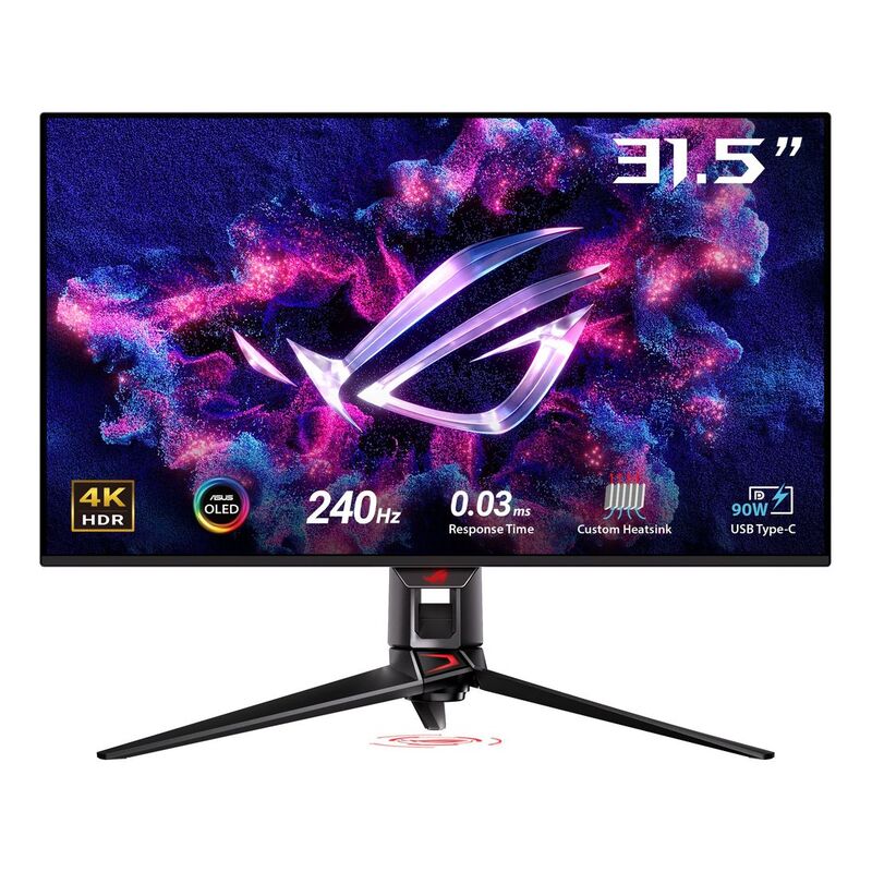 ASUS ROG Swift OLED PG32UCDM - 32-inch 4K QD-OLED 240Hz Gaming Monitor - Black