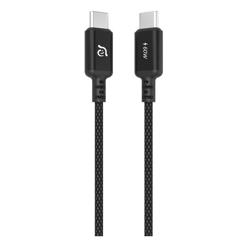 ADAM Elements CASA S120 - USB-C to USB-C 60W Charging Cable 120 cm - Black