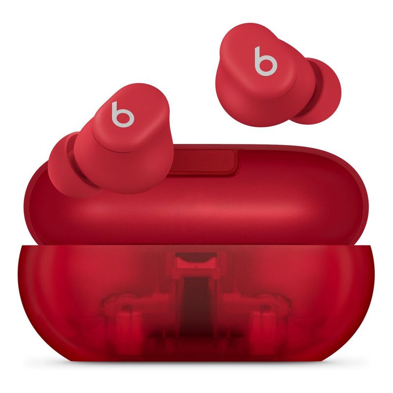 Beats Solo Buds - True Wireless Earbuds - Transparent Red