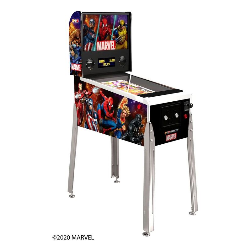 Arcade 1Up Marvel Virtual Pinball Machine Arcade 1Up Marvel Virtual Pinball Machine