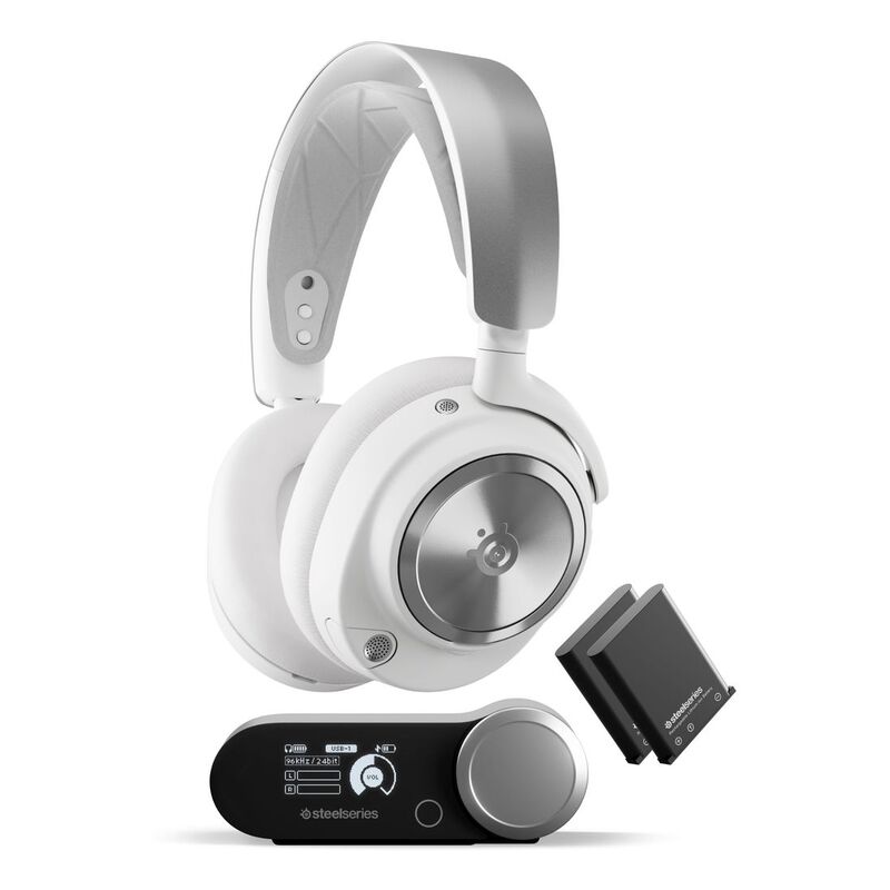 SteelSeries Arctis Nova Pro Wireless Gaming Headset - White