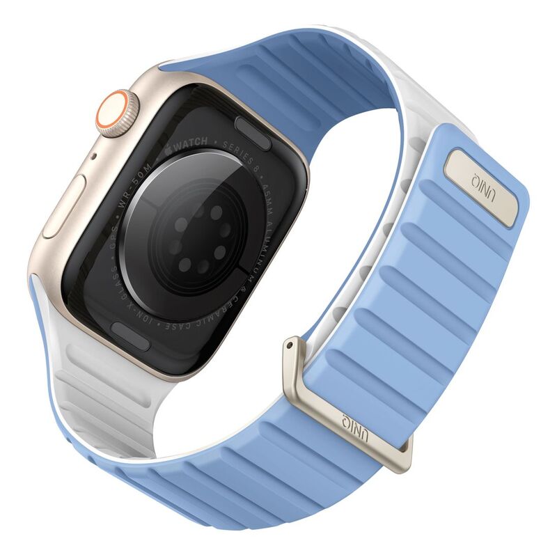 UNIQ Revix Evo Reversible Magnetic Apple Watch Strap 41/40/38mm - Powder Blue