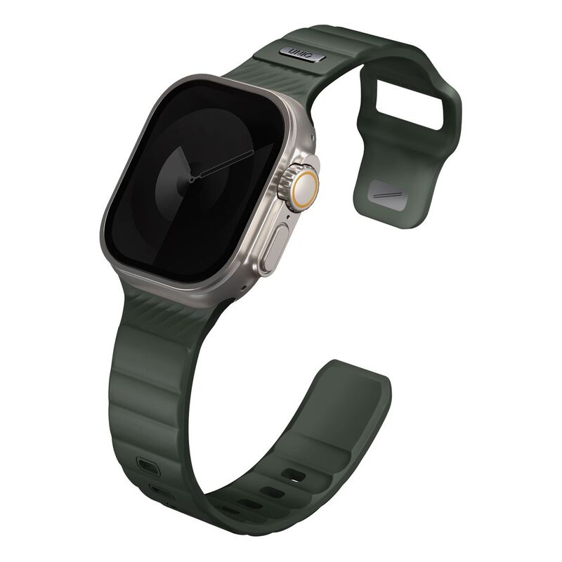 UNIQ Stride Fkm Rubber Apple Watch Strap 49/45/44/42mm - Moss Green