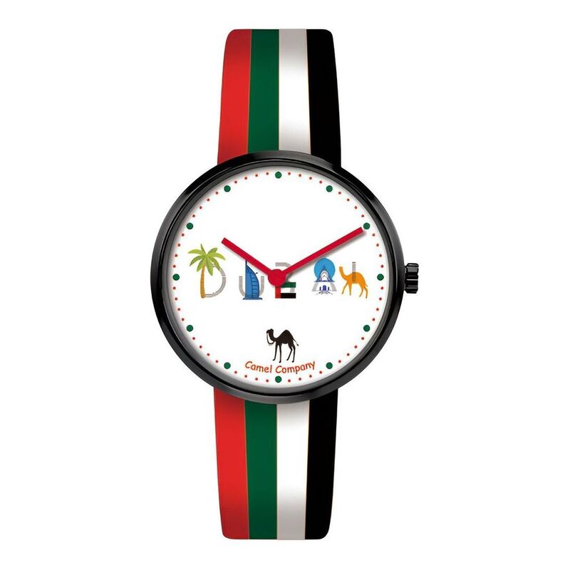 Camel Company UAE Flag Band Women's Wrist Watch
