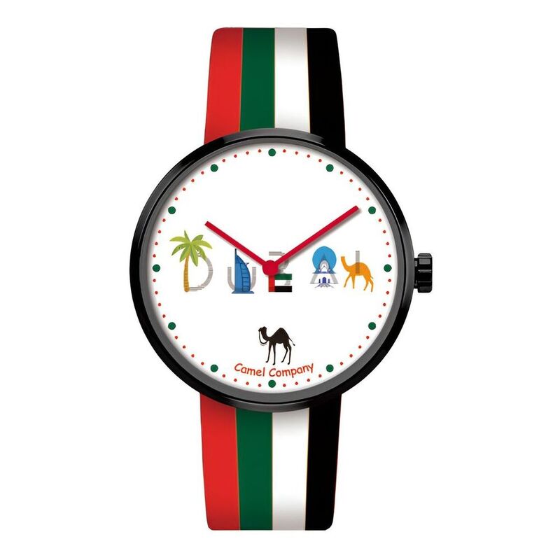 Camel Company UAE Flag Band Mens's Wrist Watch