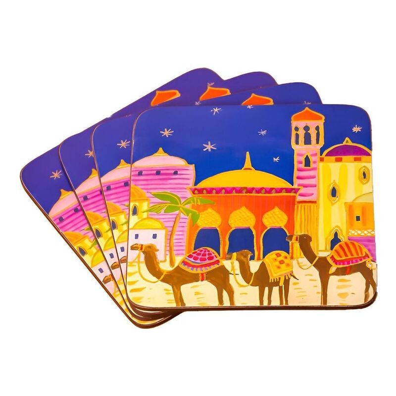 Camel Company Arabian Citadel Coasters (Pack of 4)