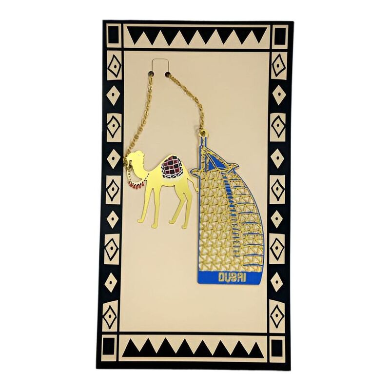 Camel Company Burj Al Arab with Camel Blue Bookmark Camel Company Burj Al Arab with Camel Blue Bookmark
