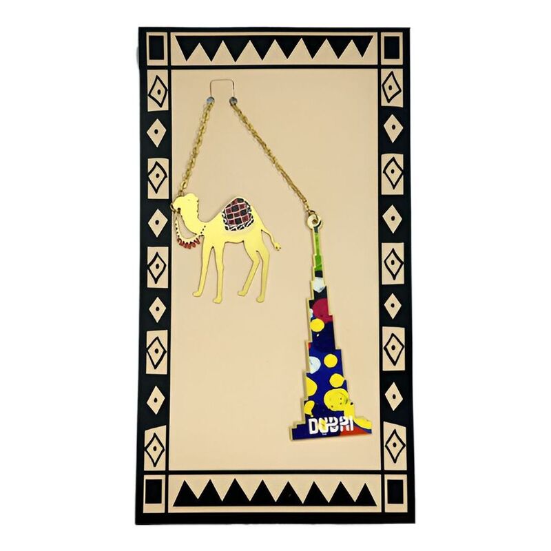 Camel Company Burj Khalifa Dotted Yellow Bookmark Camel Company Burj Khalifa Dotted Yellow Bookmark