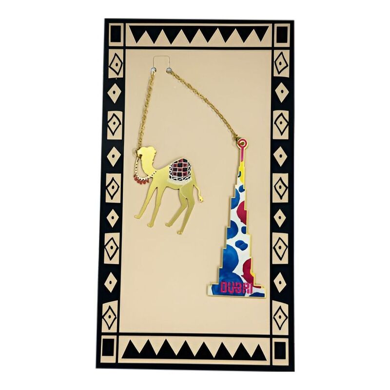 Camel Company Burj Khalifa Dotted Blue Bookmark Camel Company Burj Khalifa Dotted Blue Bookmark