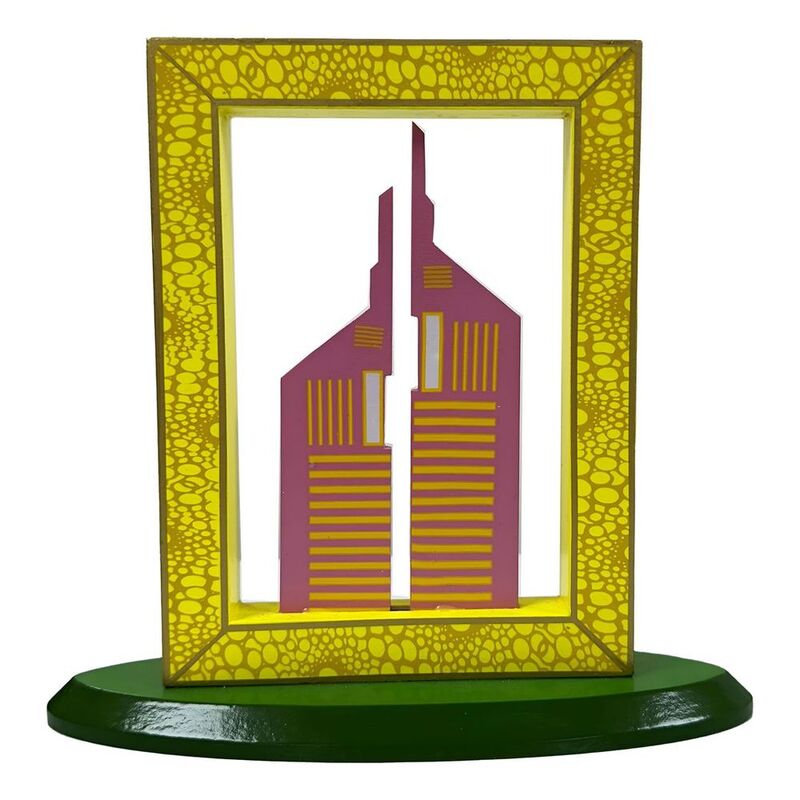 Camel Company Dubai Frame and Twin Tower Decorative Frame Camel Company Dubai Frame and Twin Tower Decorative Frame